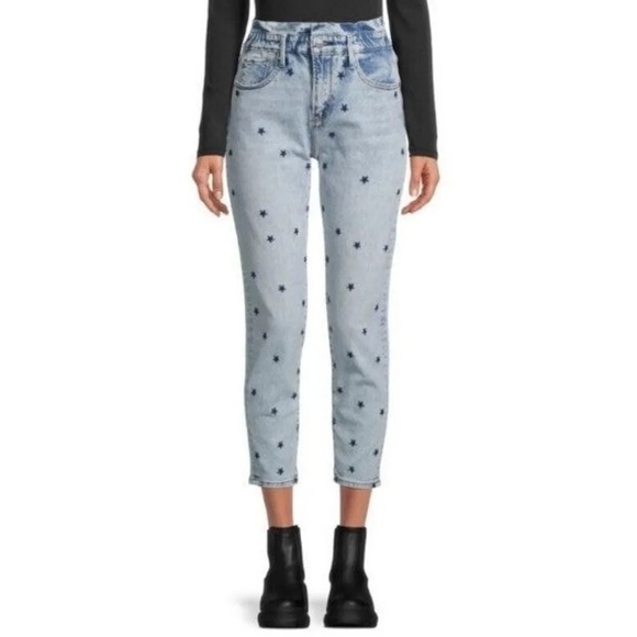 DRIFTWOOD Denim - Driftwood Elon Star Embroidered Skinny Jeans